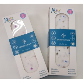 MUSELINA BAMBOO ESTRELLAS