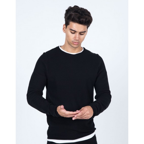 JERSEY COMBINADO NEGRO